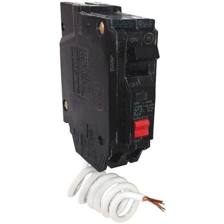GE INDUSTRIAL SOLUTIONS Circuit Breaker, THQL Series 20A, 1 Pole, 120/240V AC THQL1120GFTP